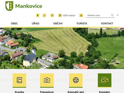 oficiální stránky obce mankovice