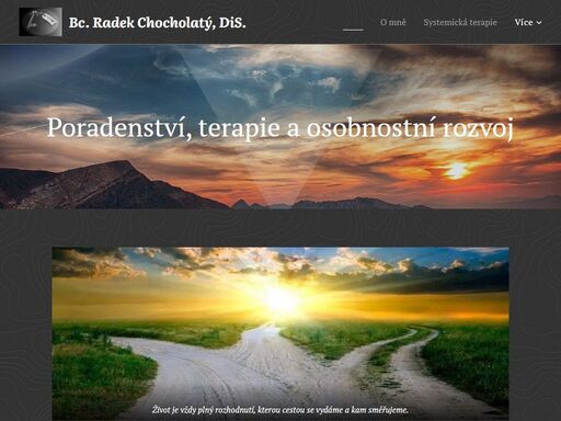 bc. radek chocholatý, dis. - terapie, poradenství a osobnostní rozvoj