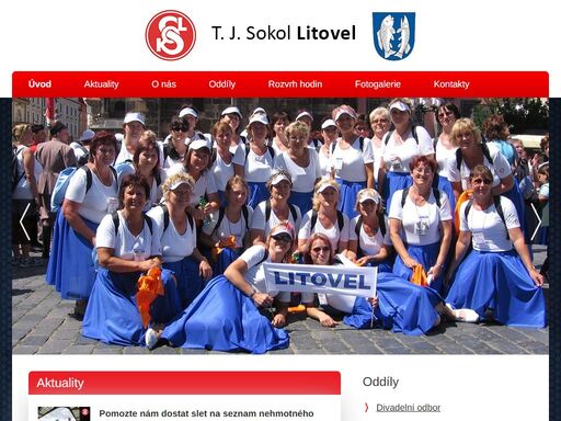 tělocvičná jednota sokol litovel - oficiální stránky.