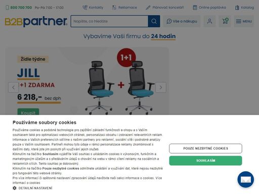 vybavení pro kanceláře, sklady, dílny a budovy. zboží skladem. doprava do 24 hodin zdarma. záruka 7 let.