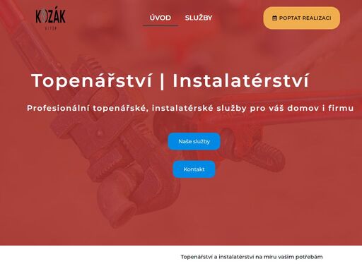 profesionální topenářské, instalatérské služby pro váš domov i firmu