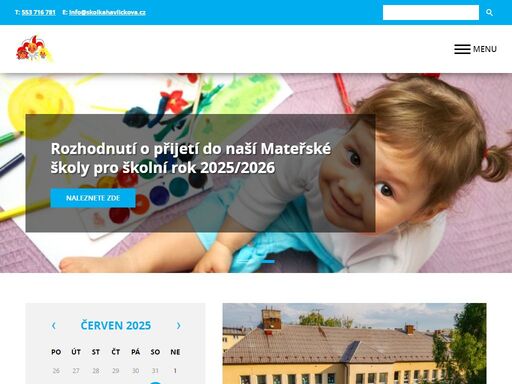 mš havlíčkova je školou, která má čtyři třídy s celodenním provozem a kapacitou 100 dětí, se dvěma odloučenými pracovišti mš milostovice …