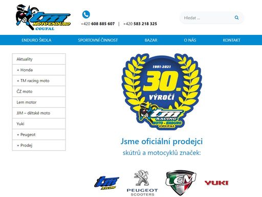 vše o motorkách typu enduro. terénní motocykly tato kombinace cross a silničních motocyklů získává stále na oblibě. enduro je určeno do všech typů terénů. moto – enduro coufal nabízí prodej motorek, pneuservis, bazar, ale pro zájemce pořádá např. tak