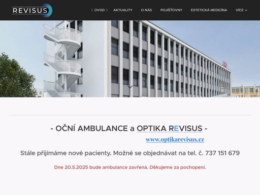 - oční ambulance a optika revisus -