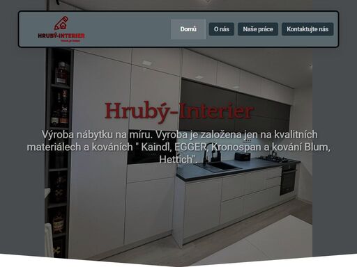 výroba nábytku na míru. vyroba je založena jen na kvalitních materiálech a kováních  kaindl, egger, kronospan a kování blum, hettich.