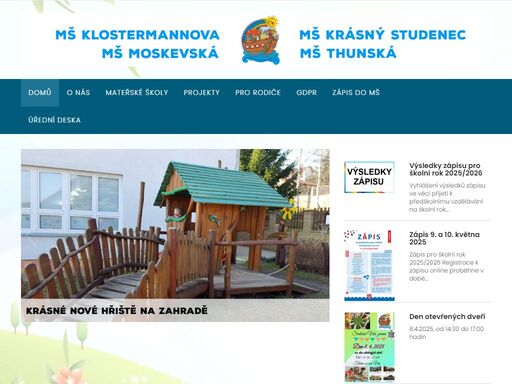 mš klostermanova | mš moskevská | mš krásný studenec | mš thunská