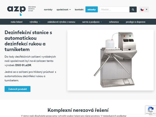 vyberte si z velmi široké nabídky typových výrobků firmy azp. veškeré produkty jsou vyráběny na základě dlouhého vývoje a velkých zkušeností