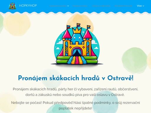 pronájem skákacích hradů ostrava
