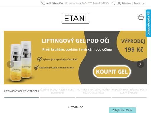 přírodní kosmetika etani. 