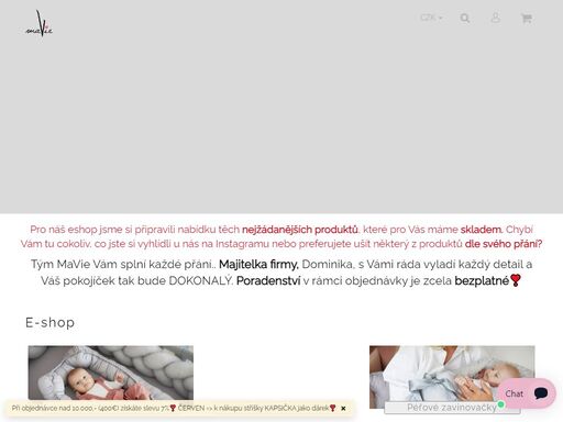 e-shop, mavie for babies s.r.o.