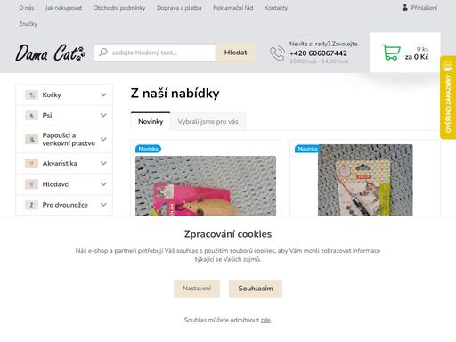 rodinný malý e-shop, který nabízí krmiva pro kočku a psa.  šťastná očka na vás budou hledět po koupi pamlsku pro kočku a psa. bezstarostný spánek bude mít kočička v heboučkém pelíšku.