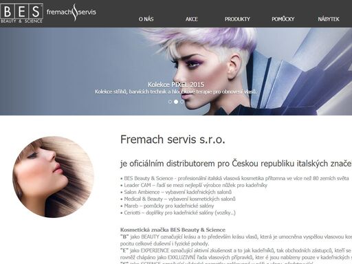 fremach servis je oficiální distributor značky bes beauty & science - profesionální vlasová kosmetika