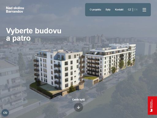 jen pár kroků do přírody, a přitom s metropolí u nohou – to jsou nové rezidenční byty nad skálou na praze 5.