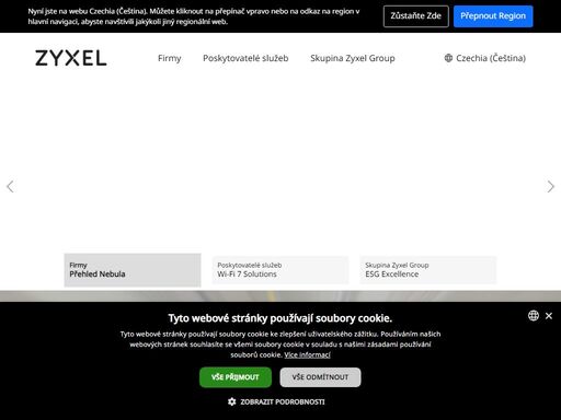 společnost zyxel patří díky široké nabídce a kvalitě síťových technologií mezi leadery ve svém oboru. produkty značky zyxel jsou vyrobeny s důrazem na potřeby zákazníka a komunikační technologie posouvají vpřed v souladu s měnícími se nároky uživatelů internetu.