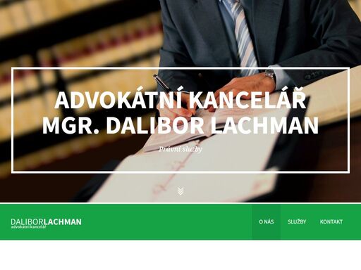 advokátní kancelář mgr. dalibor lachman, prostějov - právní služby