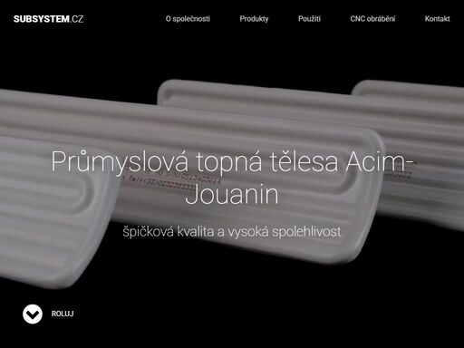 kvalitní topná tělesa s vysokou spolehlivostí od acim-jouanin, největšího evropského výrobce průmyslových topných těles, topných patron, topných desek a pásů. topná tělesa trysková i silikonová.