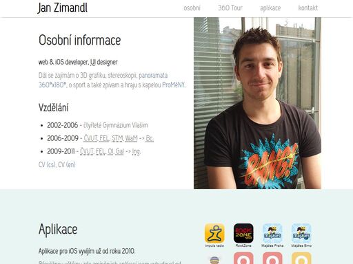 krátká profesní prezentace jana zimandla. obsahuje kontakty a nejdůležitější informace o janu zimandlovi.