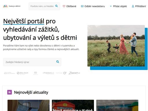 poradíme kam na výlet a dovolenou s dětmi v čechách, na moravě i slezku. oblíbený a přehledný cestovatelský a ubytovací portál cestuj s dětmi.cz.