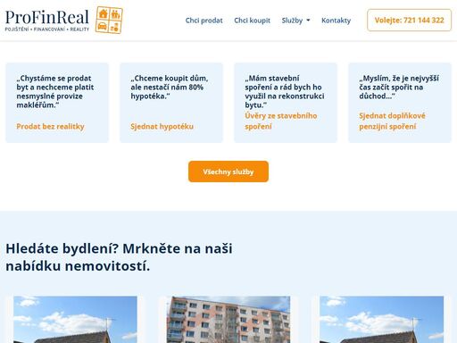 pojištění, financování, reality | profinreal.cz