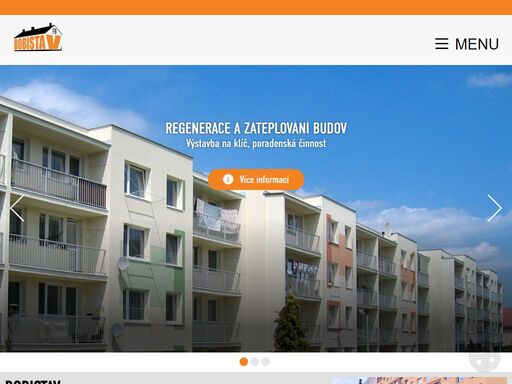 regenerace a zateplování budov, výstavba na klíč, poradenská činnost, vyřízení dotací z programu zelená úsporám na klíč