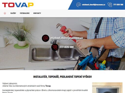 instalatérství, topenářství, plyn, topení, tepelná čerpadla, revize plynových zařízení vyškov, rousínov, ivanovice na hané, prostějov, slavkov u brna, bučovice