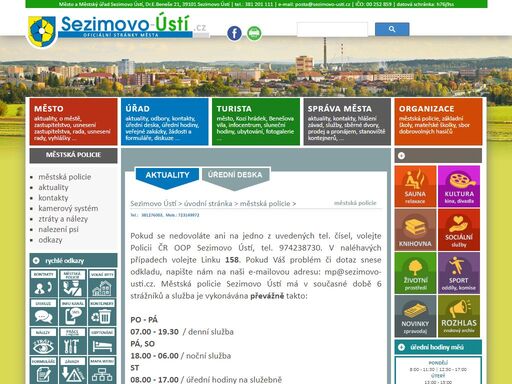 sezimovo ústí, město sezimovo ústí, kozí hrádek, benešova vila, turistické informace, městský úřad, úřední deska