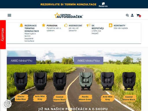 centrum autosedaček je specializovaný obchod s poradenstvím v oblasti dětských autosedaček. rezervujte si svůj termín.