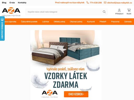 na aza nábytku najdete širokou nabídku na čalouněné postele, včetně těch, o kterých jste vždy snili. jsme tu od toho, abychom splnili vaše jedinečné sny.