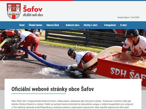 oficiální stránky obce šafov na znojemsku.
