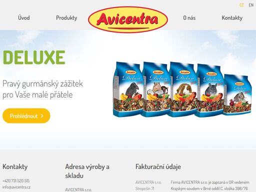 avicentra je rodinná firma, která se v současné době řadí mezi největší výrobce krmiv pro exotické ptactvo a hlodavce v české republice