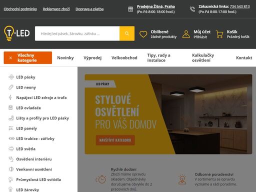 kvalitní led skladem za dobré ceny | led pásky ? led světla ? příslušenství ? velkoobchod i maloobchod | rádi pomůžeme s výběrem