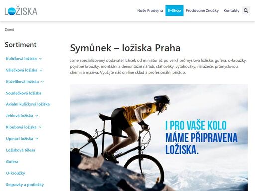 jsme specializovaný dodavatel ložisek od miniatur až po velká průmyslová ložiska, gufera. využijte náš on-line sklad a profesionální přístup.