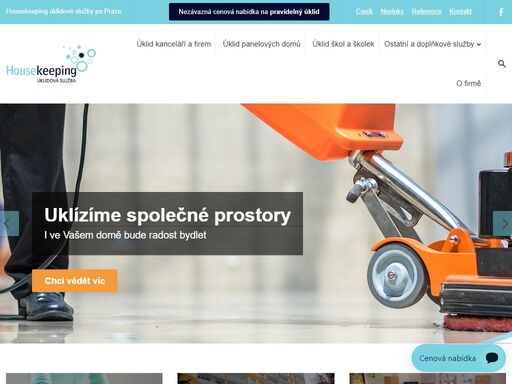 úklidová firma housekeeping poskytuje komplexní úklidové práce v praze. provádíme úklid kanceláří, komerčních prostor, škol i panelových bytů.