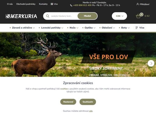 prodej mysliveckých oděvů, nožů, velký výběr optiky na zbraně. dárkové krabičky, peněženky, ručně vyráběná myslivecká bola. možností gravírování na přání.