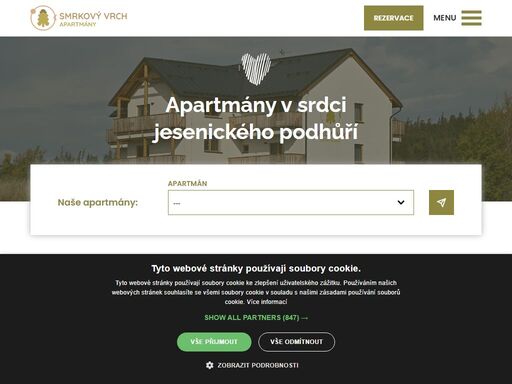 z našich jedinečných apartmánů to budete mít všude kousek a navíc si tu užijete příjemný komfort.