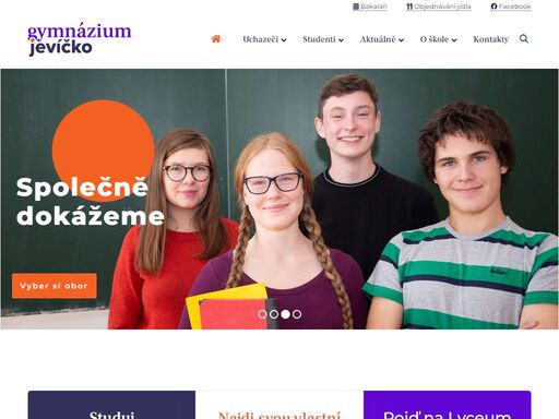 najdi svou vlastní cestu s gymnáziem jevíčko. vyber si z unikátních oborů, užívej si skvělou atmosféru a kolektiv a zažij hromadu společných zážitků.