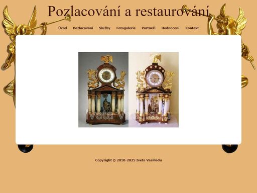  restaurování,starožitnosti, obrazy,pozlacování,štuky,zlacení,oprava starožitností,oprava rámů,starožitné hodiny,radimský, blažíček,bubeníček,rámování starožitných obrazů