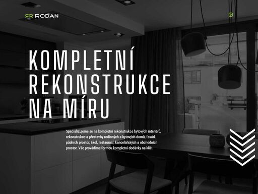 specializujeme se na kompletní rekonstrukce bytových interiérů, rekonstrukce a přestavby rodinných a bytových domů, fasád, půdních prostor, škol, restaurací, kancelářských a obchodních prostor.