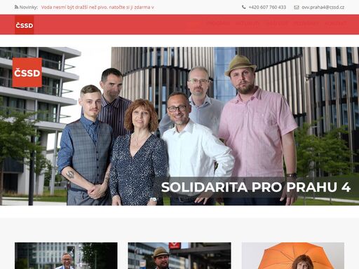 stránky obvodního výkonného výboru čssd praha 4