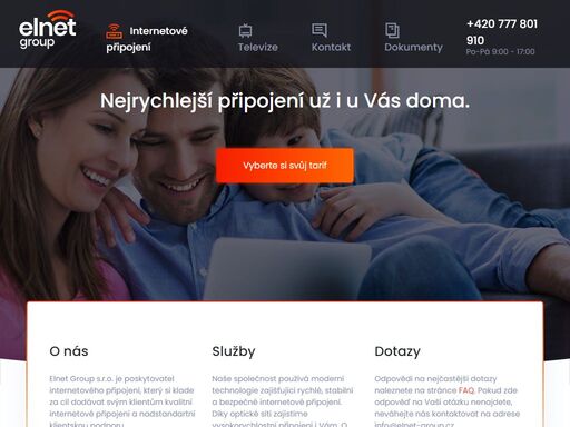 s naším vysokorychlostním internetem a televizí už můžete pracovat bez čekání nebo sekání a neunikne vám už žádný oblíbený film nebo seriál.