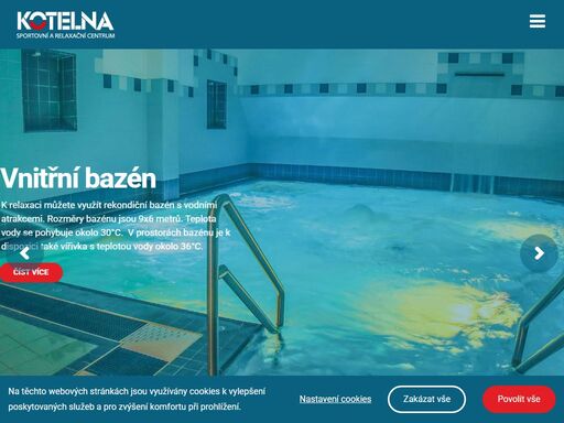 sportovní a relaxační centrum nabízí kondiční bazén s hydromasážními lavicemi, solárium, saunu, beach volejbal a mnoho dalších aktivit.