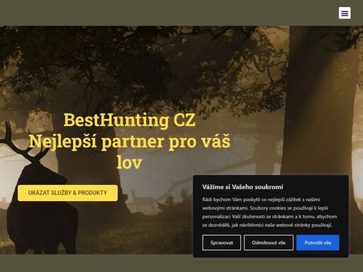besthunting cz nejlepší partner pro váš lov besthunting cz. nejlepší partner pro váš lov. ukázat služby & produkty podporujeme nakladatelství besthunting naše značka hubert czech více o sokolnictví služby besthunting pořádání mysliveckých a sokolnických událostí lesnictví preparace a čištění ...