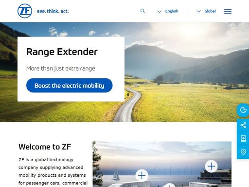 zf is a global technology company and supplies systems for passenger cars, commercial vehicles and industrial technology.