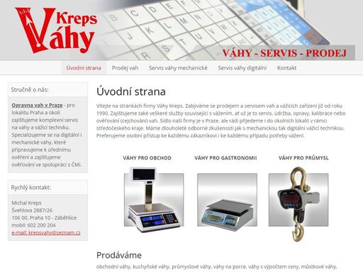 zajišťujeme opravy a přípravu váhy pro ověření, cejchování jak mechanických tak elektronických vah.