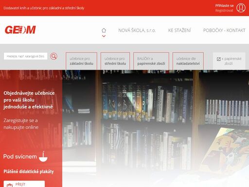 dodáváme knihy a učebnice pro základní a střední školy