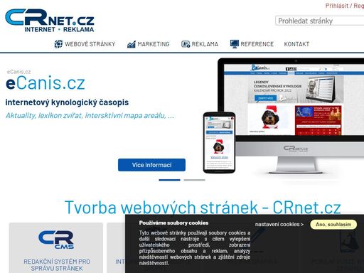 tvorba web stránek a grafického designu na míru. internetové portály a e-shopy.