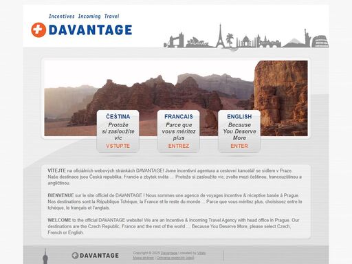 vítejte na webu davantage ! bienvenue sur le site de davantage ! welcome to the davantage website !