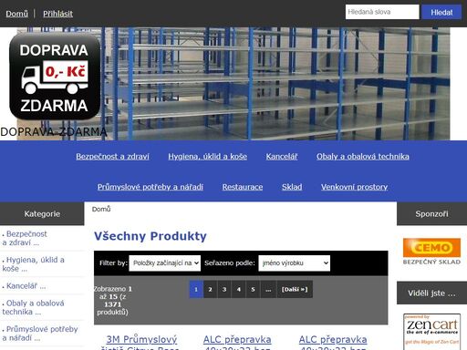 doprava-zdarma :  - kancelář průmyslové potřeby a nářadí sklad restaurace obaly a obalová technika hygiena, úklid a koše venkovní prostory bezpečnost a zdraví kancelářský náytek, regály, plastové boxy, nádrže na naftu, nádrže na adblue, židle, přepravky, vybavení měst a obcí