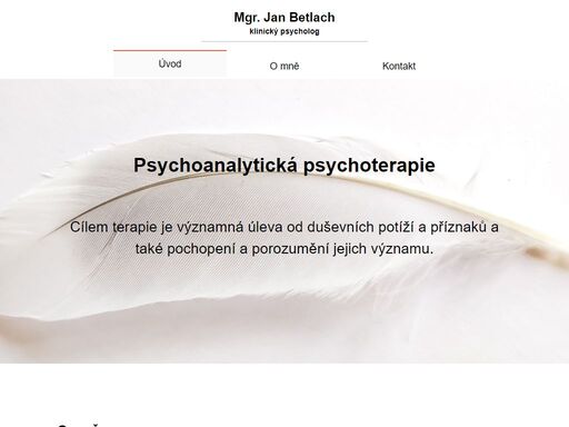 cílem terapie je významná úleva od duševních potíží a příznaků a také pochopení a porozumění jejich významu.