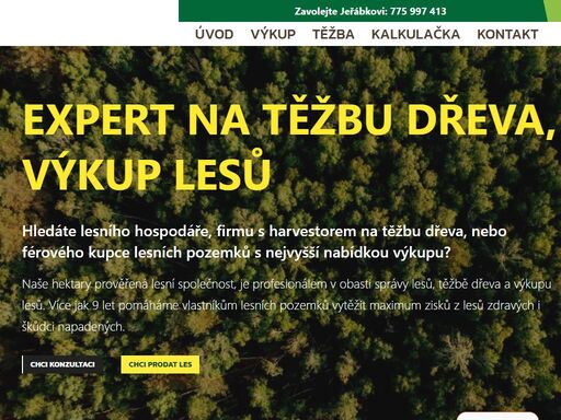 profesionální služby v oblasti výkupu, těžby a správy lesů. zvažujete prodej lesa, nebo těžbu dřeva? zajímá vás cena lesa, lesní poradneství?